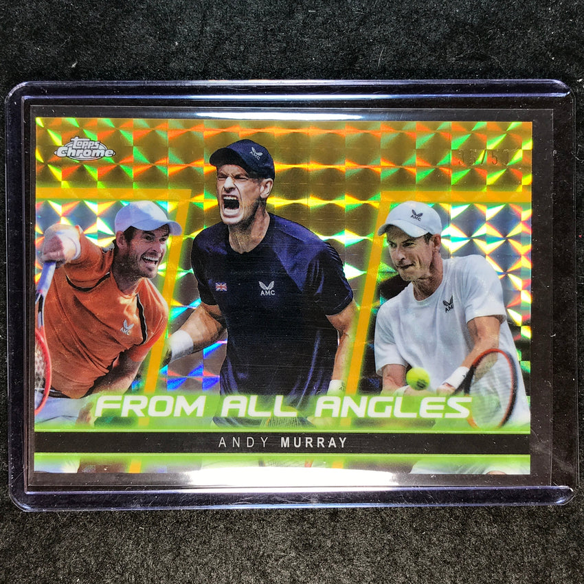2025 Topps Chrome Tennis ANDY MURRAY From All Angles Gold Geometric 35/50