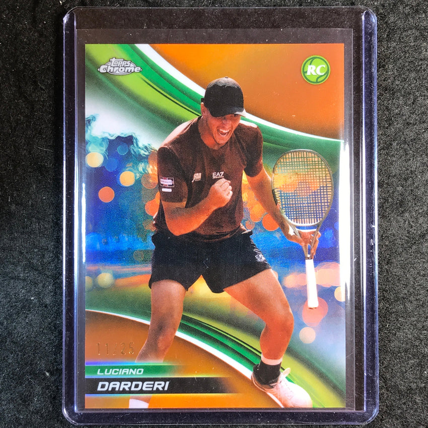 2025 Topps Chrome Tennis LUCIANO DARDERI Rookie Orange Refractor 11/25