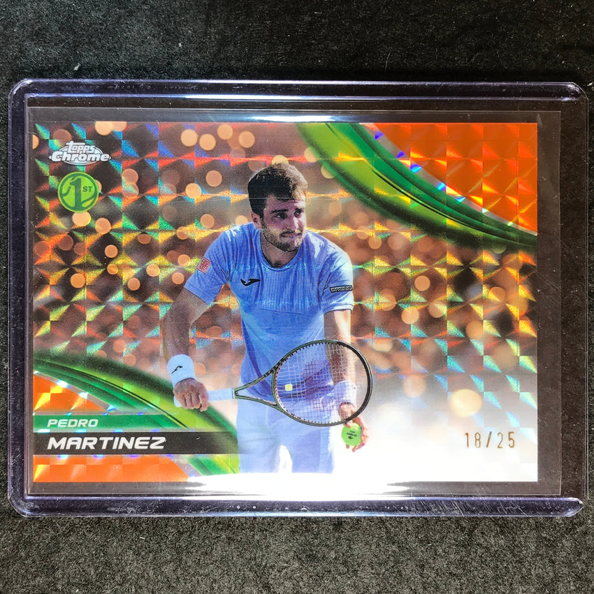 2025 Topps Chrome Tennis PEDRO MARTINEZ Orange Geometric 18/25