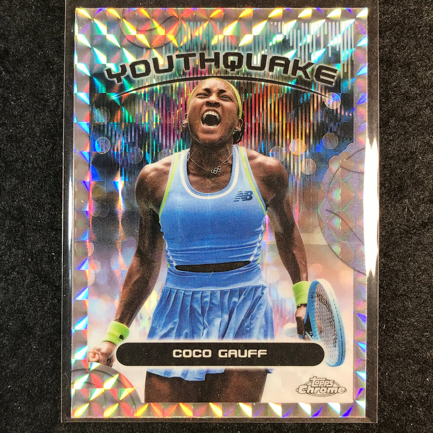 2025 Topps Chrome Tennis COCO GAUFF Youthquake Geometric #1