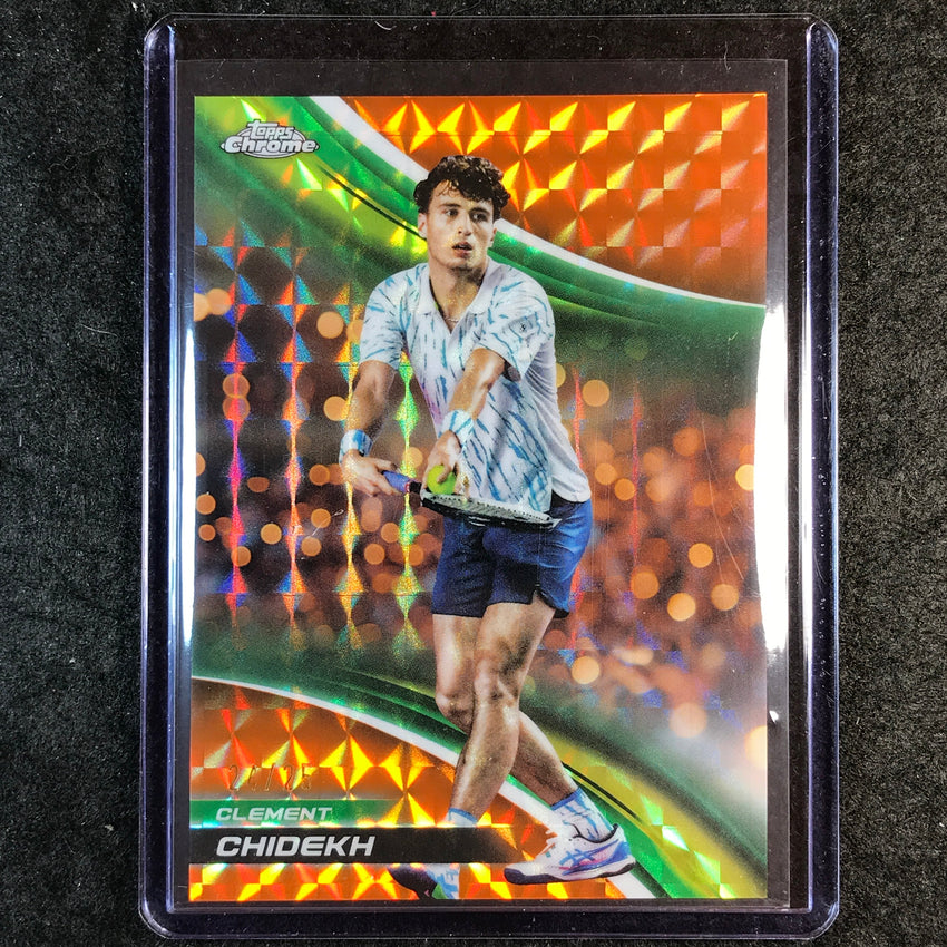 2025 Topps Chrome Tennis CLEMENT CHIDEKH Orange Geometric 24/25