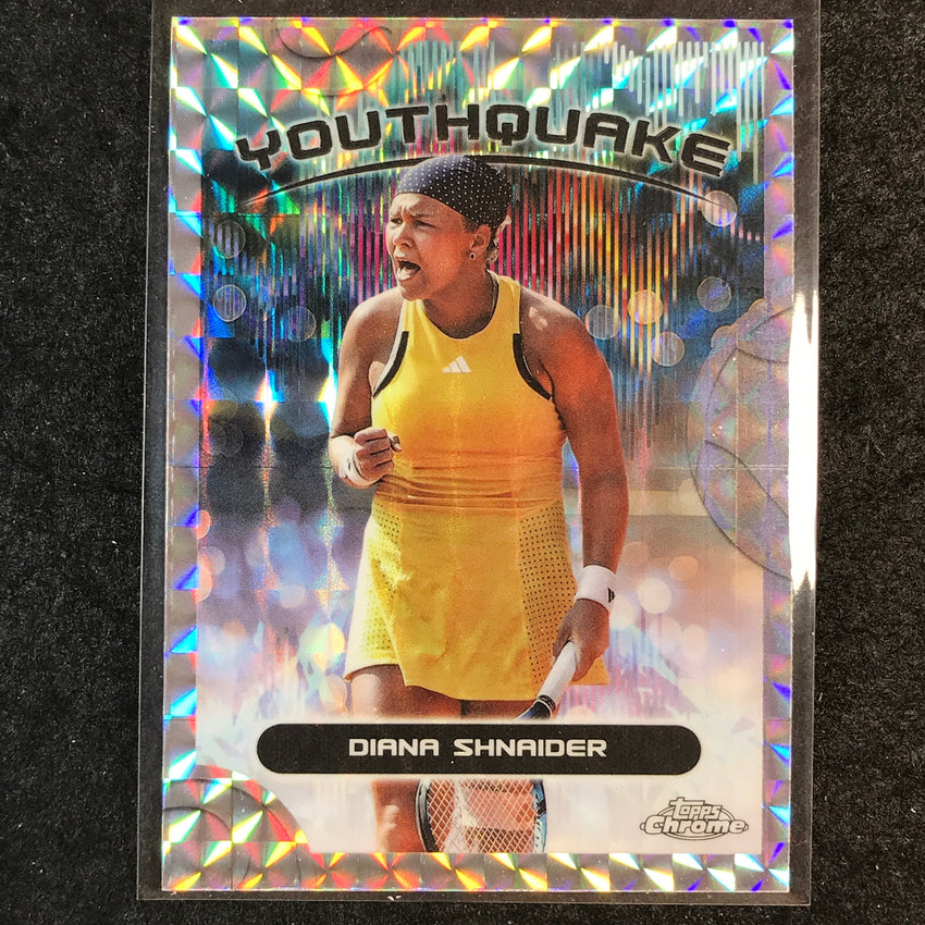 2025 Topps Chrome Tennis DIANA SHNAIDER Youthquake Geometric #10