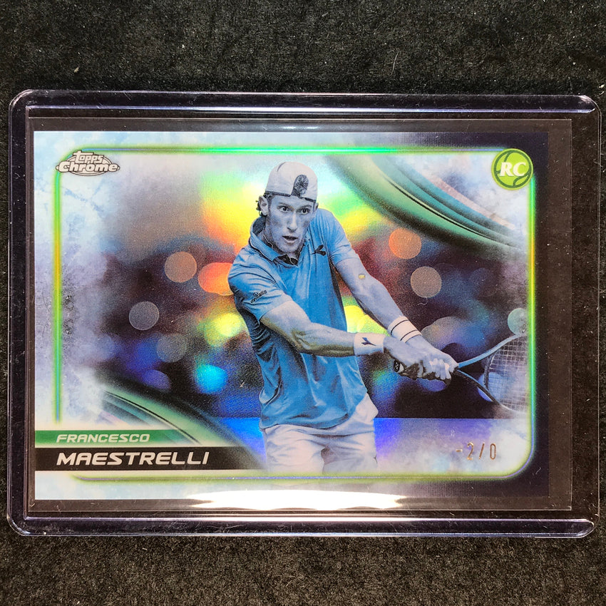2025 Topps Chrome Tennis FRANCESCO MAESTRELLI Rookie Frozenfractor -2/0