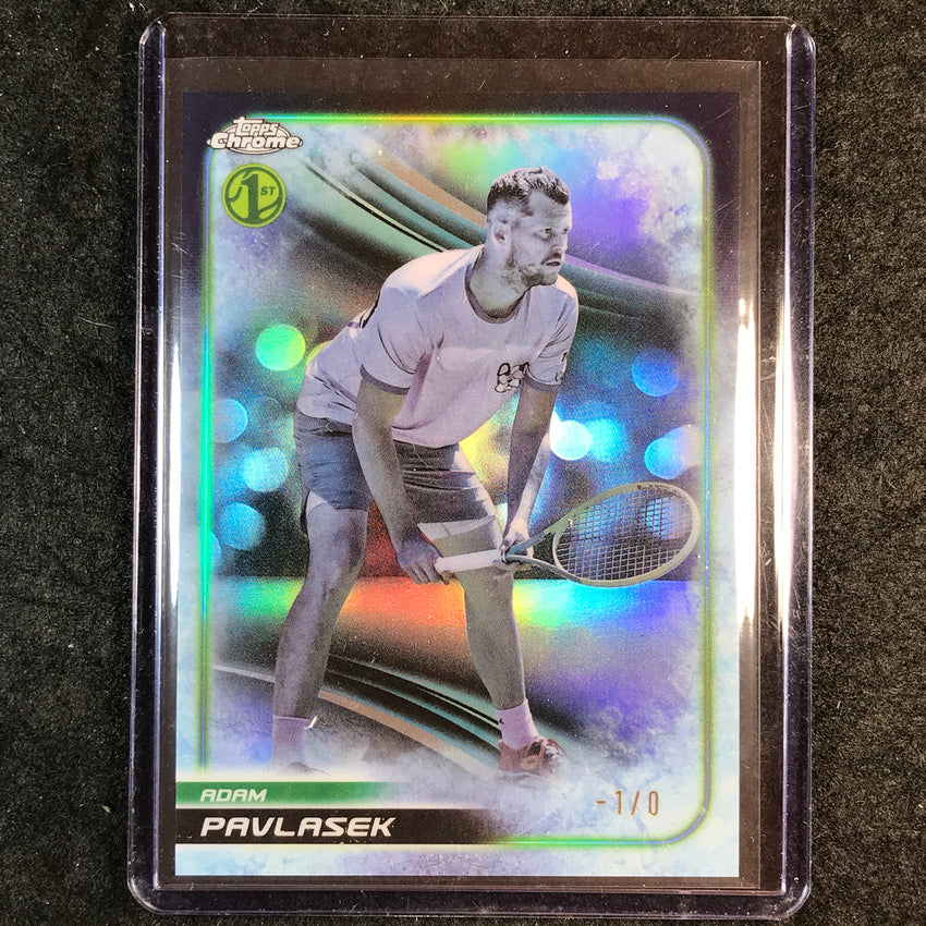 2025 Topps Chrome Tennis ADAM PAVLASEK 1st Frozenfractor -1/0