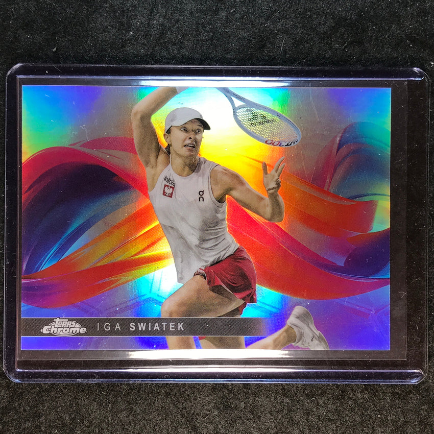 2025 Topps Chrome Tennis IGA SWIATEK Helix SSP #9