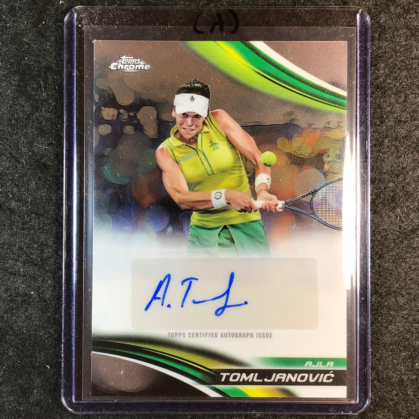 2025 Topps Chrome Tennis AJLA TOMLJANOVIC Base Auto #ATC (A)