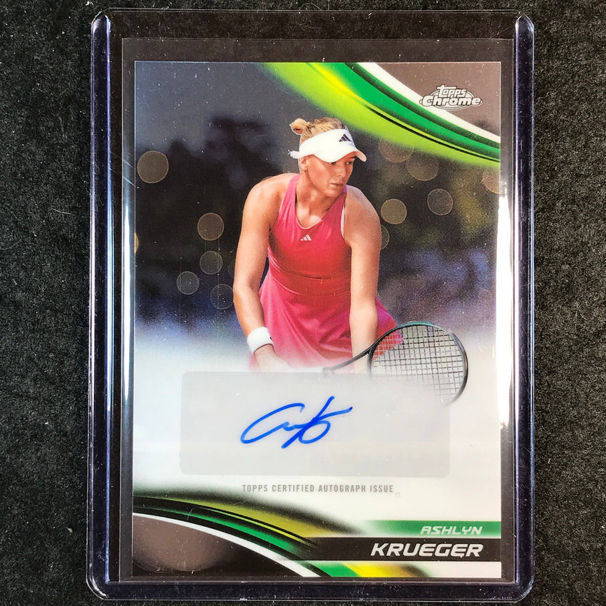 2025 Topps Chrome Tennis ASHLYN KRUEGER Base Auto #AKR