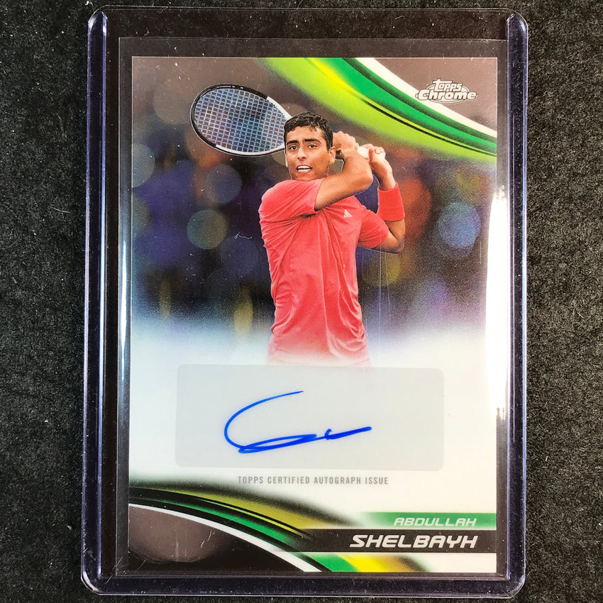 2025 Topps Chrome Tennis ABDULLAH SHELBAYH Base Auto #ASH