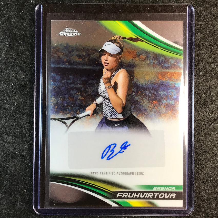 2025 Topps Chrome Tennis BRENDA FRUHVIRTOVA Base Auto #BFA
