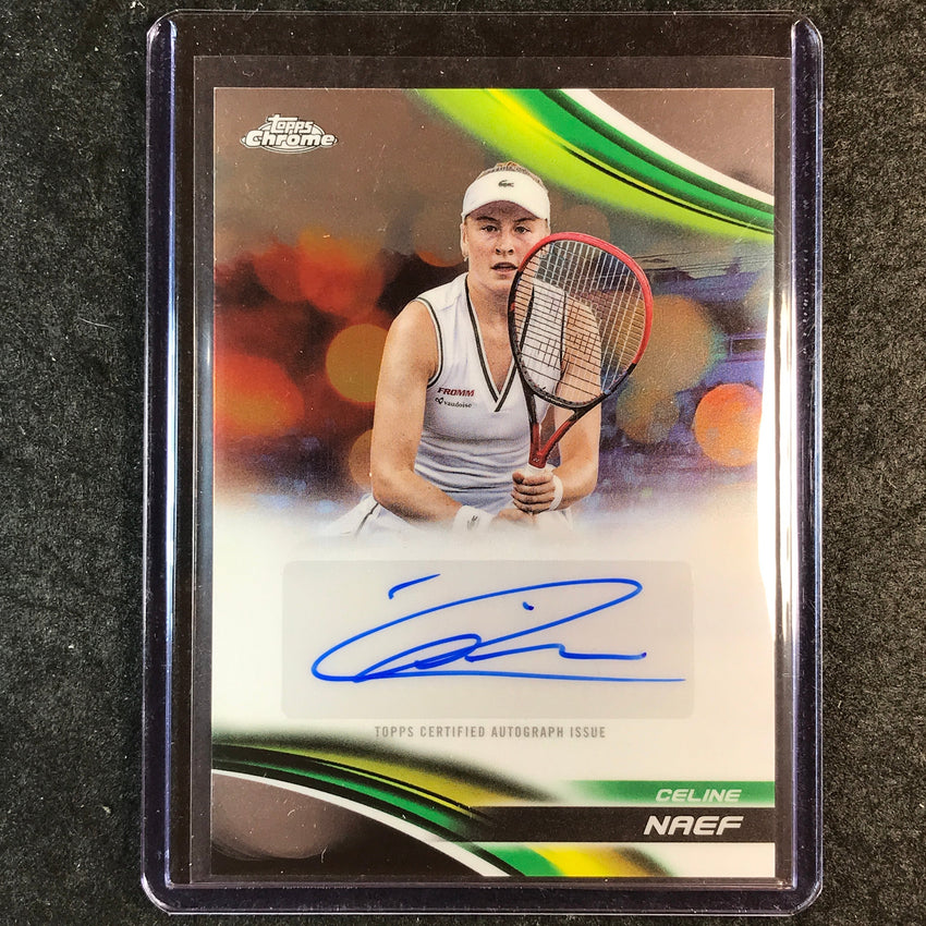 2025 Topps Chrome Tennis CELINE NAEF Base Auto #CNF
