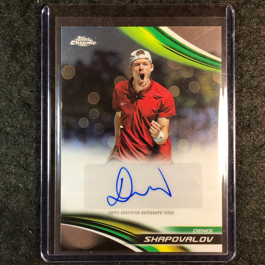 2025 Topps Chrome Tennis DENIS SHAPOVALOV Base Auto #DSV