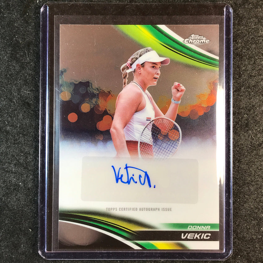 2025 Topps Chrome Tennis DONNA VEKIC Base Auto #DVC