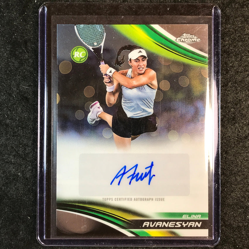 2025 Topps Chrome Tennis ELINA AVANESYAN Base Auto #EAN