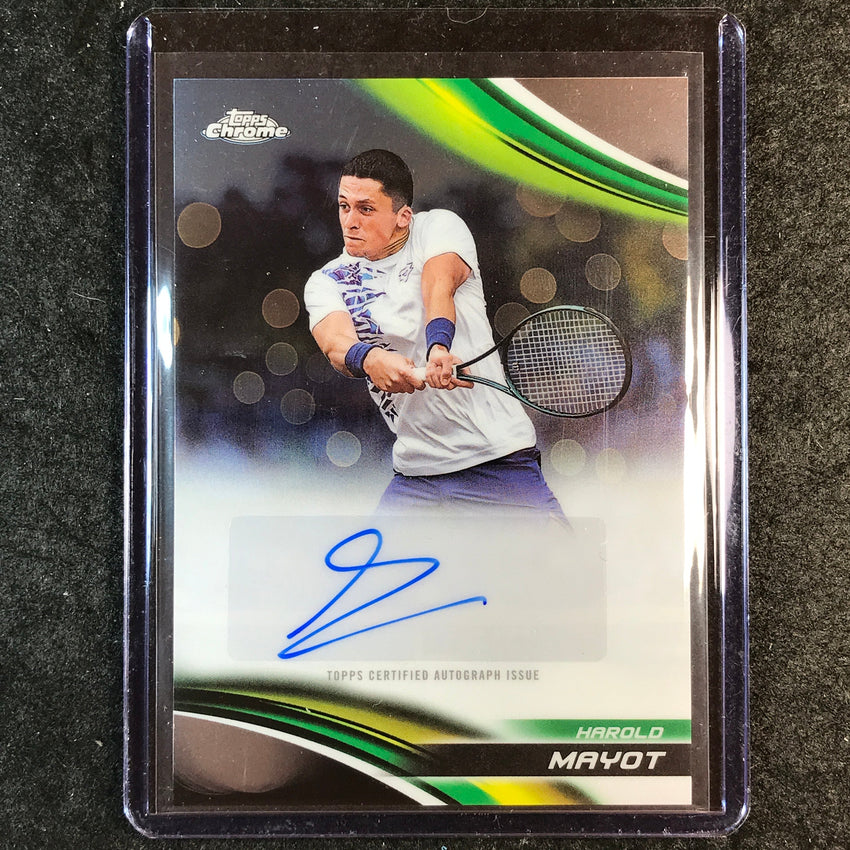 2025 Topps Chrome Tennis HAROLD MAYOT Base Auto #HMT
