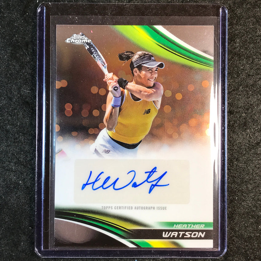 2025 Topps Chrome Tennis HEATHER WATSON Base Auto #HWA