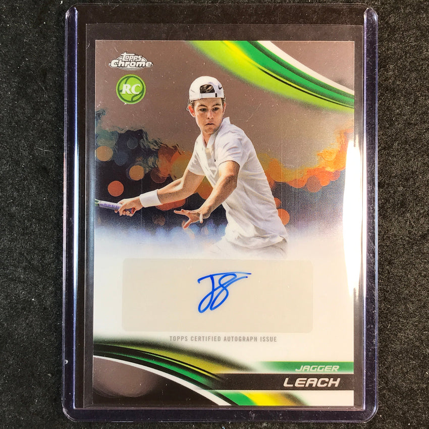 2025 Topps Chrome Tennis JAGGER LEACH Rookie Base Auto #JLH