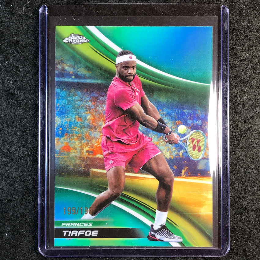 2025 Topps Chrome Tennis FRANCES TIAFOE Aqua /199 #22