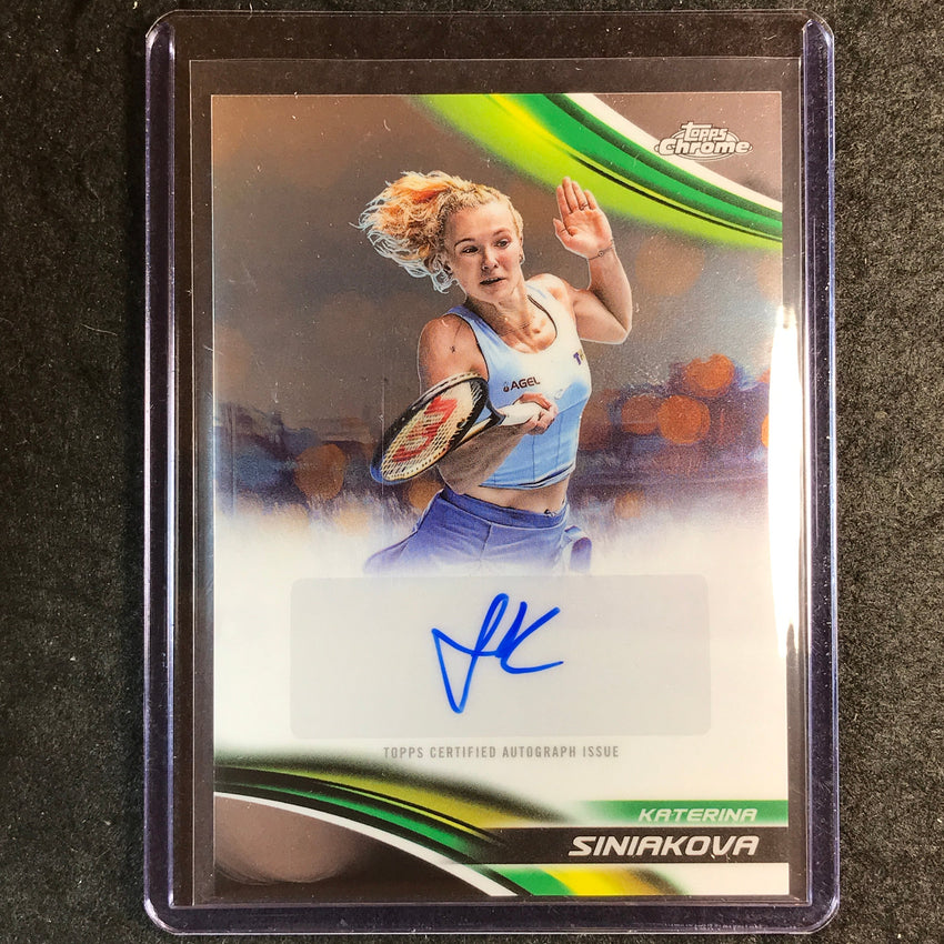 2025 Topps Chrome Tennis KATERINA SINIAKOVA Base Auto #KSA