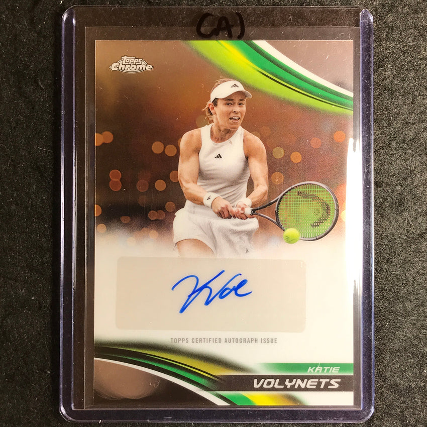 2025 Topps Chrome Tennis KATIE VOLYNETS Base Auto #KVS (A)