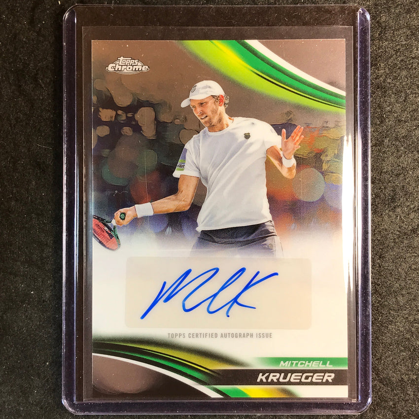 2025 Topps Chrome Tennis MITCHELL KRUEGER Base Auto #MKR