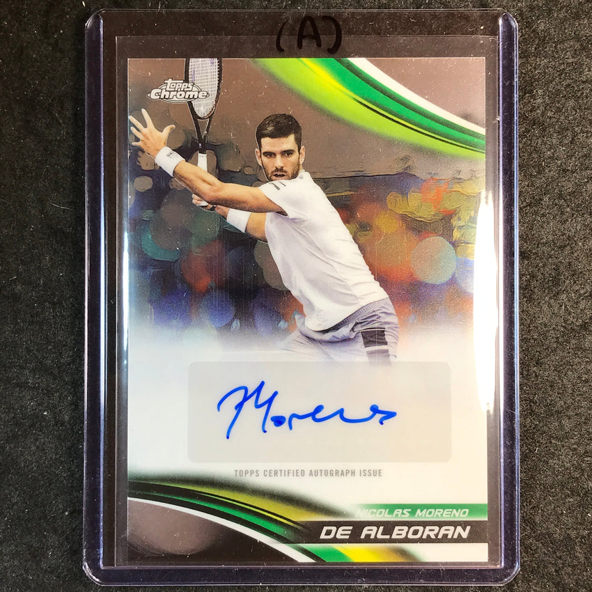 2025 Topps Chrome Tennis NICOLAS MORENO DE ALBORAN Base Auto #NDA (A)
