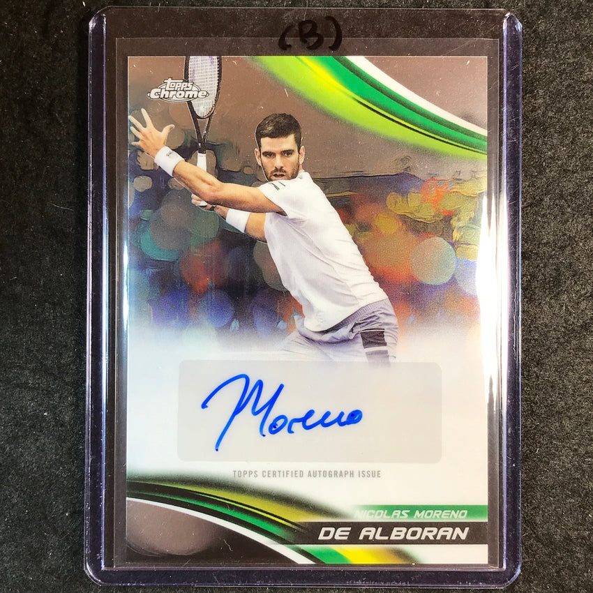 2025 Topps Chrome Tennis NICOLAS MORENO DE ALBORAN Base Auto #NDA (B)