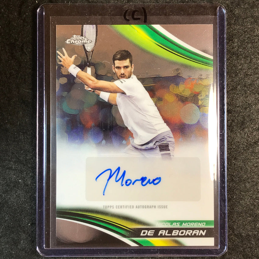 2025 Topps Chrome Tennis NICOLAS MORENO DE ALBORAN Base Auto #NDA (C)