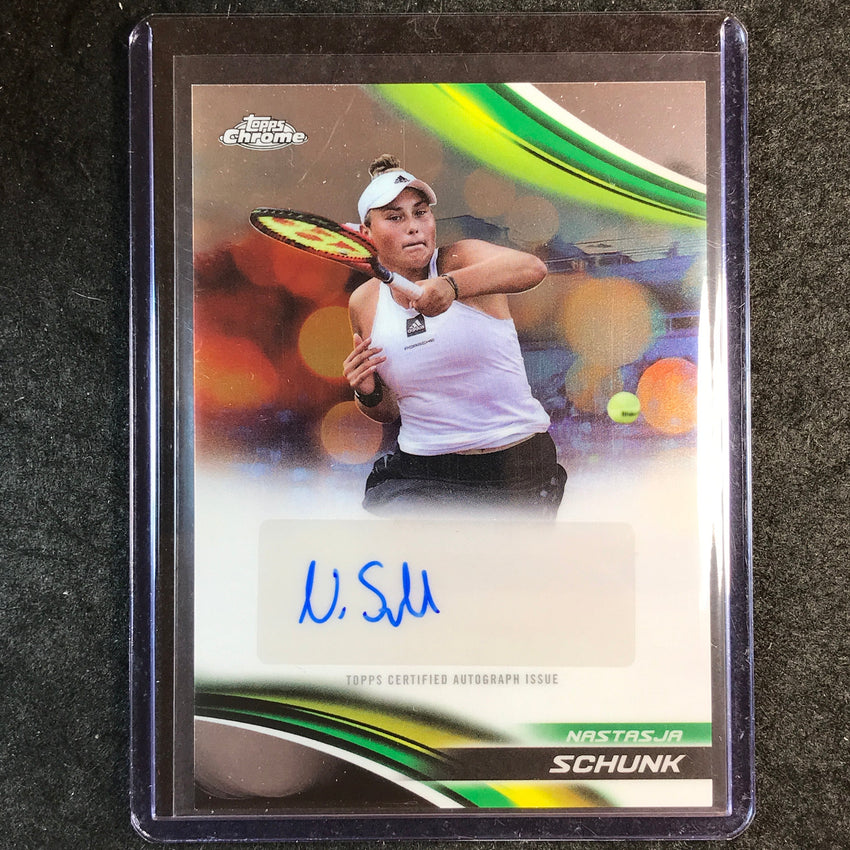 2025 Topps Chrome Tennis NASTASJA SCHUNK Base Auto #NSK