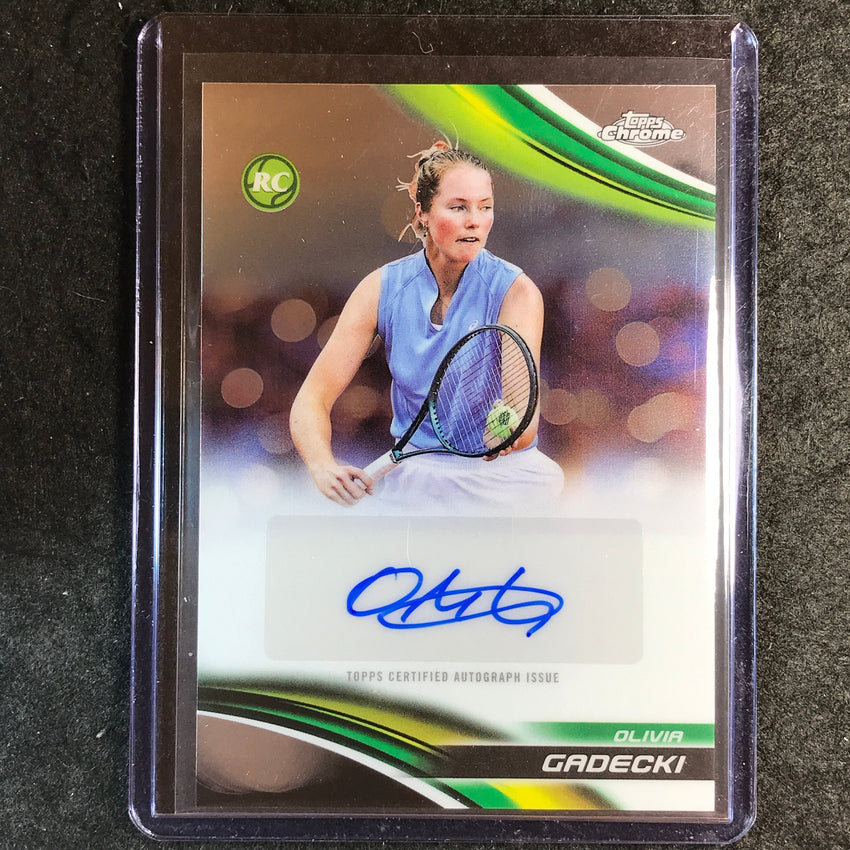 2025 Topps Chrome Tennis OLIVIA GADECKI Rookie Base Auto #OGI
