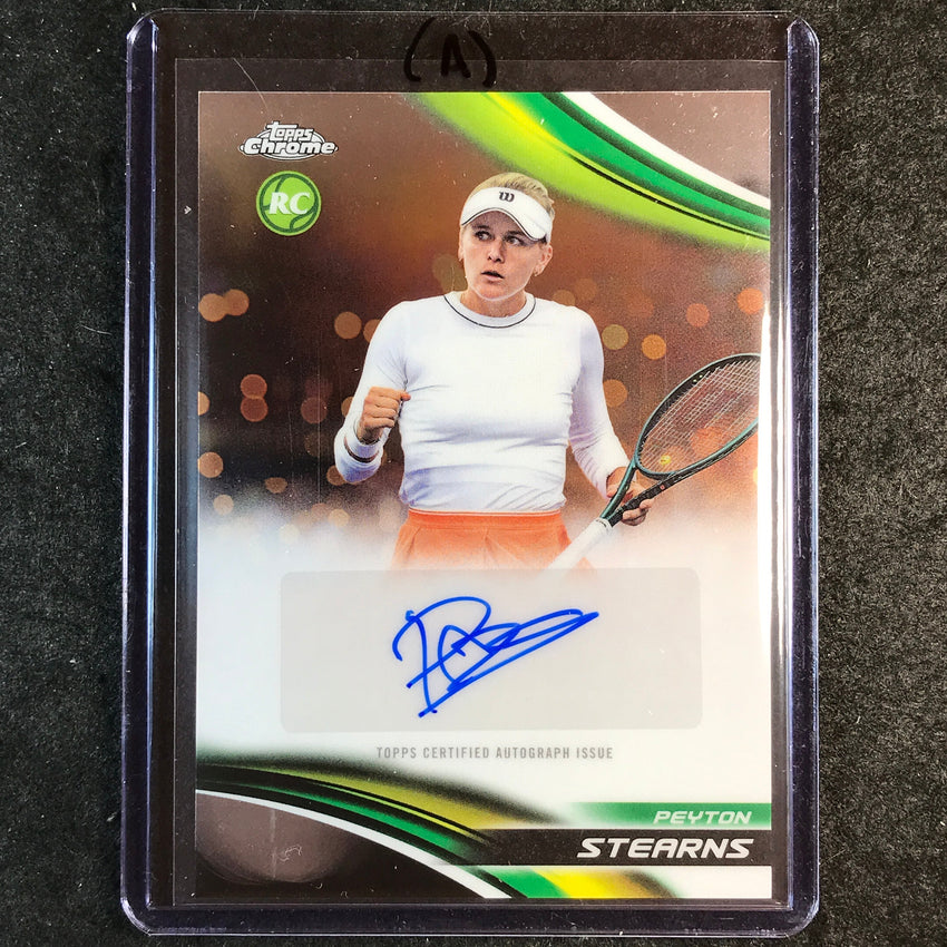 2025 Topps Chrome Tennis PEYTON STEARNS Rookie Base Auto #PSS (A)