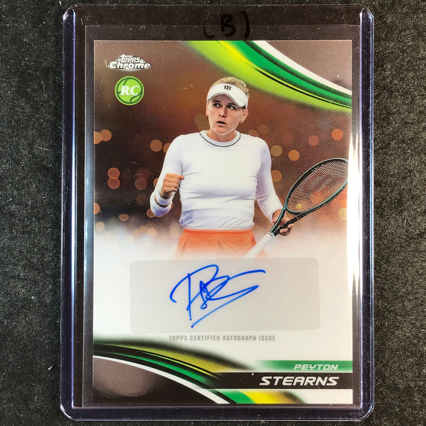 2025 Topps Chrome Tennis PEYTON STEARNS Rookie Base Auto #PSS (B)