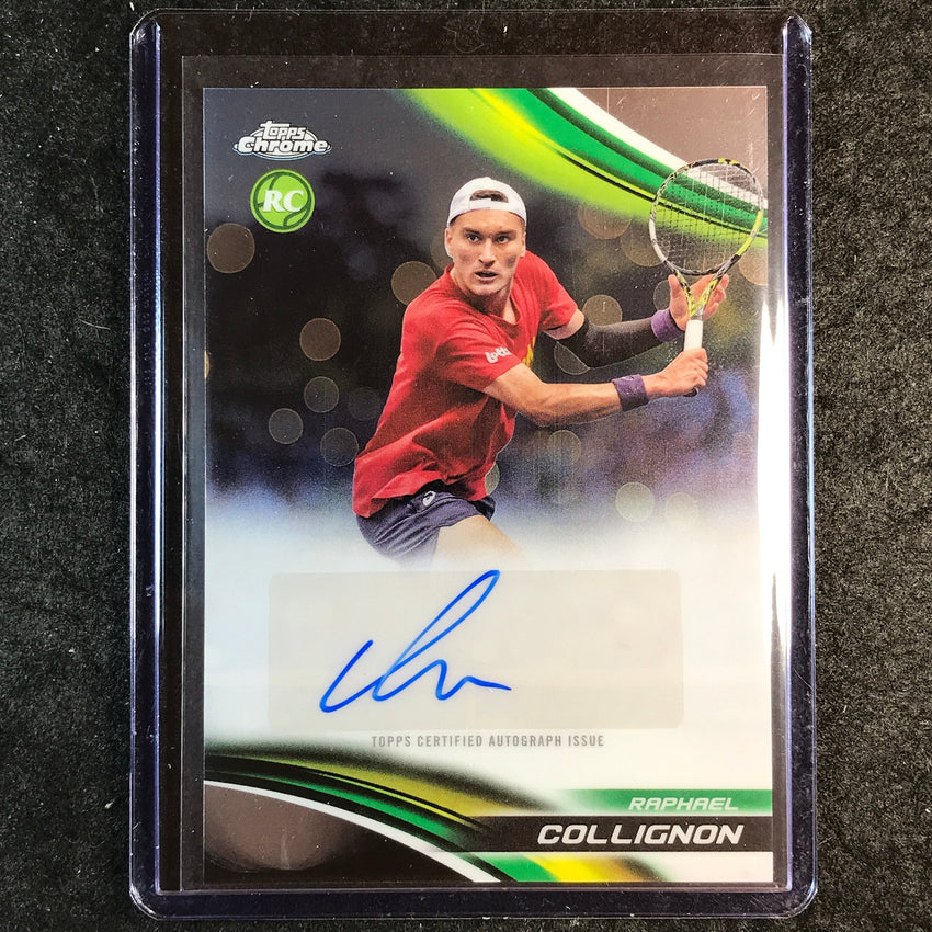 2025 Topps Chrome Tennis RAPHAEL COLLIGNON Rookie Base Auto #RCN