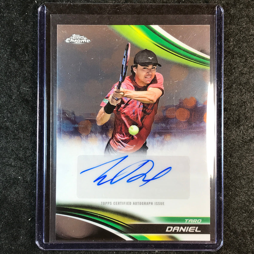 2025 Topps Chrome Tennis TARO DANIEL Base Auto #TDL