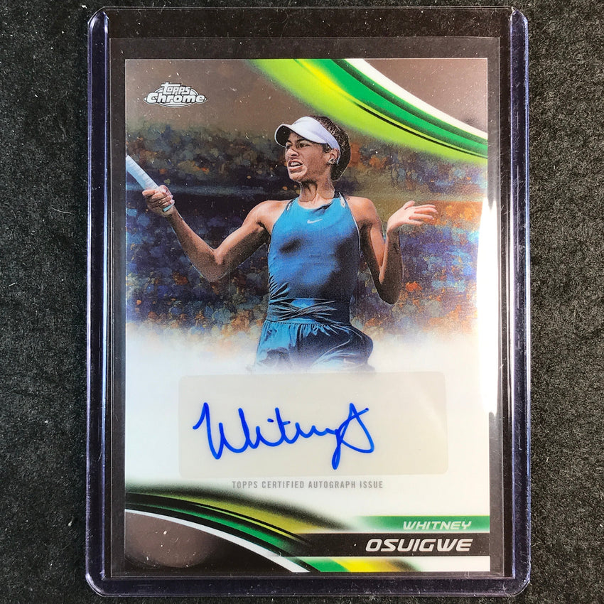 2025 Topps Chrome Tennis WHITNEY OSUIGWE Base Auto #WOE