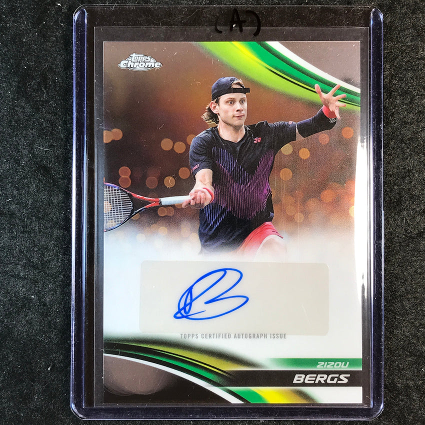 2025 Topps Chrome Tennis ZIZOU BERGS Base Auto #ZBS (A)