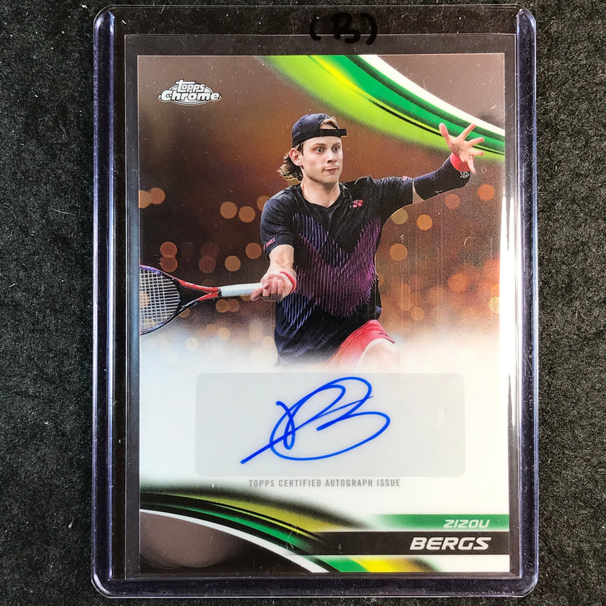 2025 Topps Chrome Tennis ZIZOU BERGS Base Auto #ZBS (B)