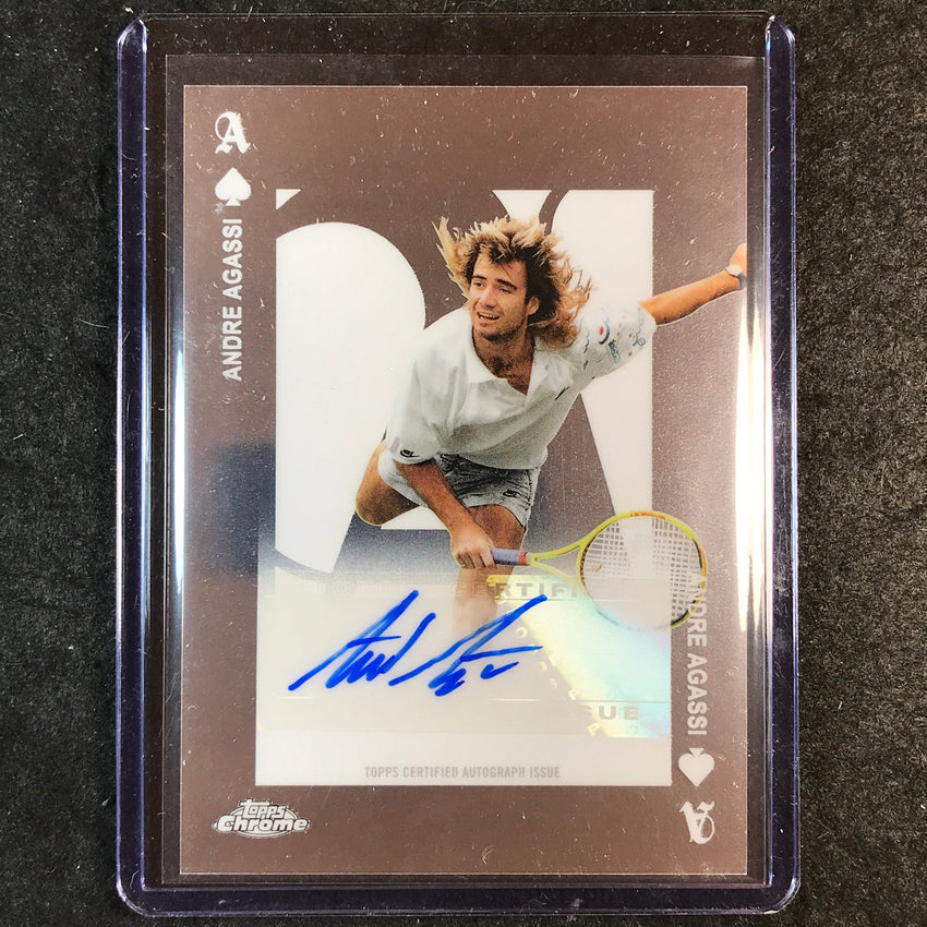 2025 Topps Chrome Tennis ANDRE AGASSI Aces Auto Base #AA