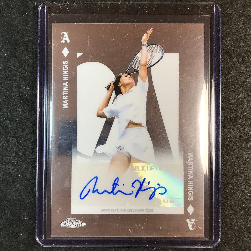 2025 Topps Chrome Tennis MARTINA HINGIS Aces Auto Base #MH