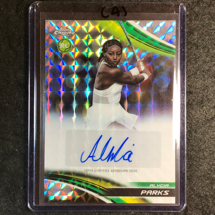 2025 Topps Chrome Tennis ALYCIA PARKS Rookie Geometric Auto #APS (A)
