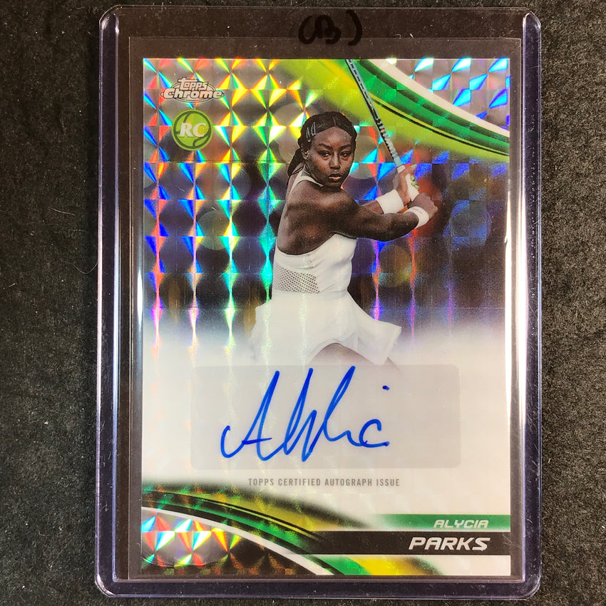 2025 Topps Chrome Tennis ALYCIA PARKS Rookie Geometric Auto #APS (B)