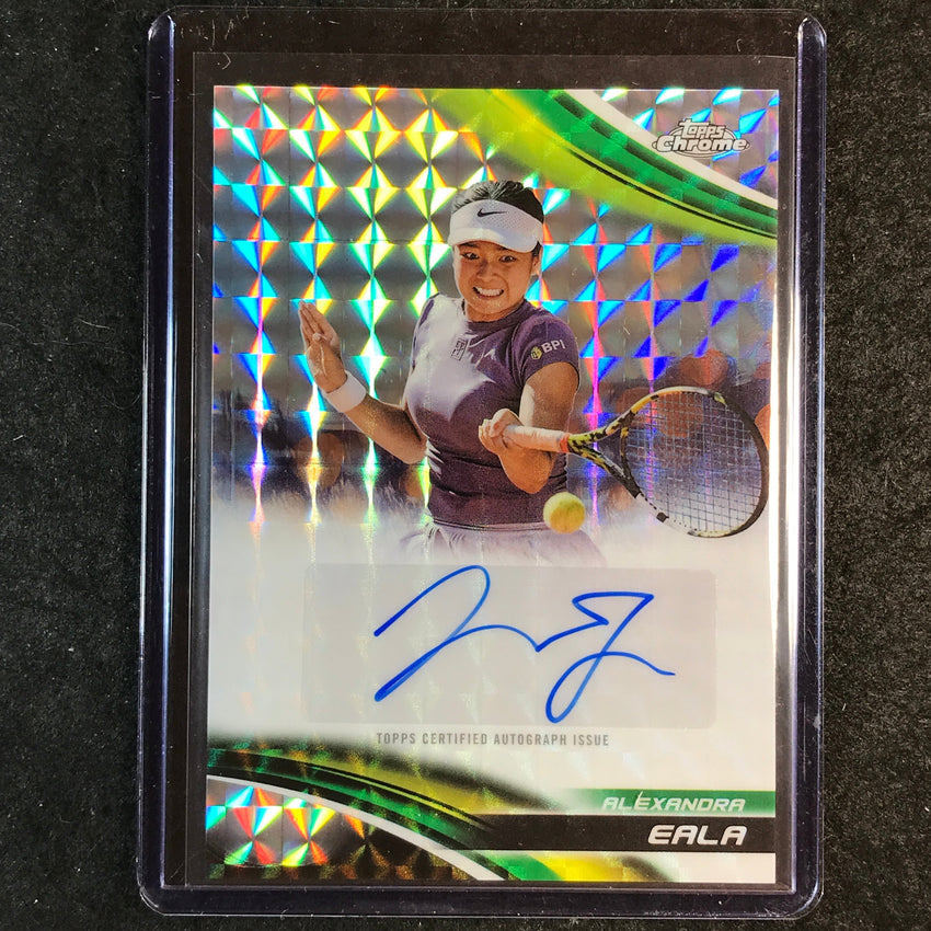 2025 Topps Chrome Tennis ALEXANDRA EALA Geometric Auto #AEA