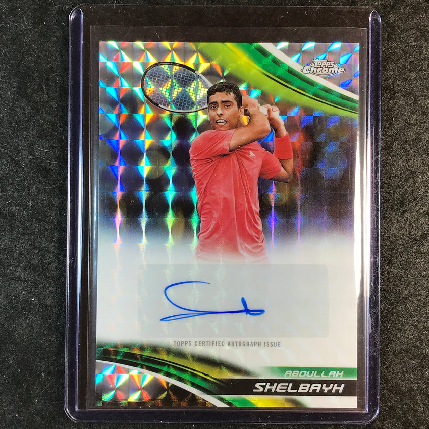 2025 Topps Chrome Tennis ABDULLAH SHELBAYH Geometric Auto #ASH