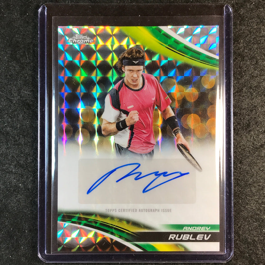 2025 Topps Chrome Tennis ANDREY RUBLEV Geometric Auto #ARV