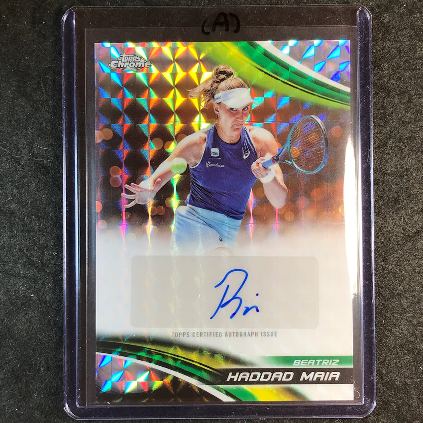 2025 Topps Chrome Tennis BEATRIZ HADDAD MAIA Geometric Auto #BHM (A)