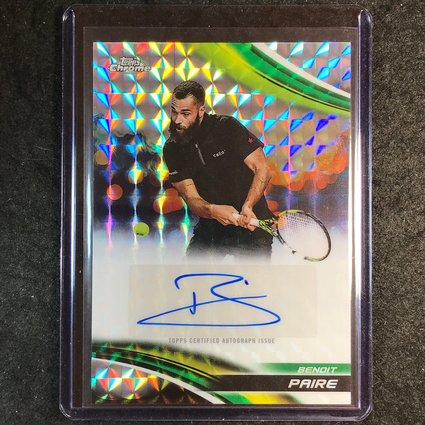 2025 Topps Chrome Tennis BENOIT PAIRE Geometric Auto #BPE