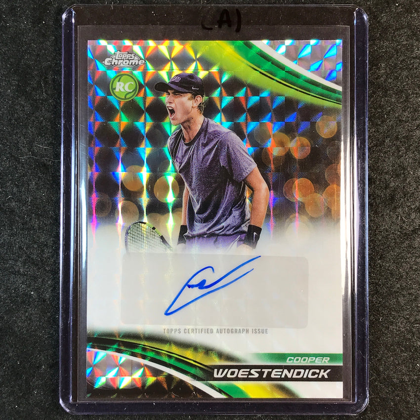 2025 Topps Chrome Tennis COOPER WOESTENDICK Rookie Geometric Auto #CWK (A)