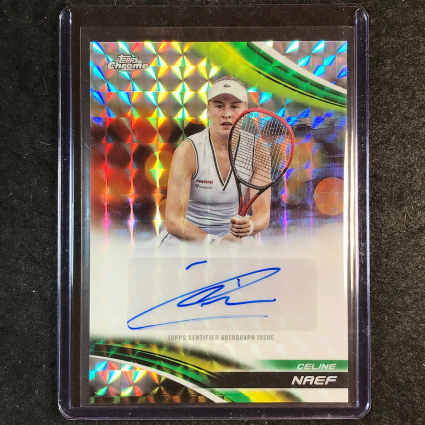 2025 Topps Chrome Tennis CELINE NAEF Geometric Auto #CNF