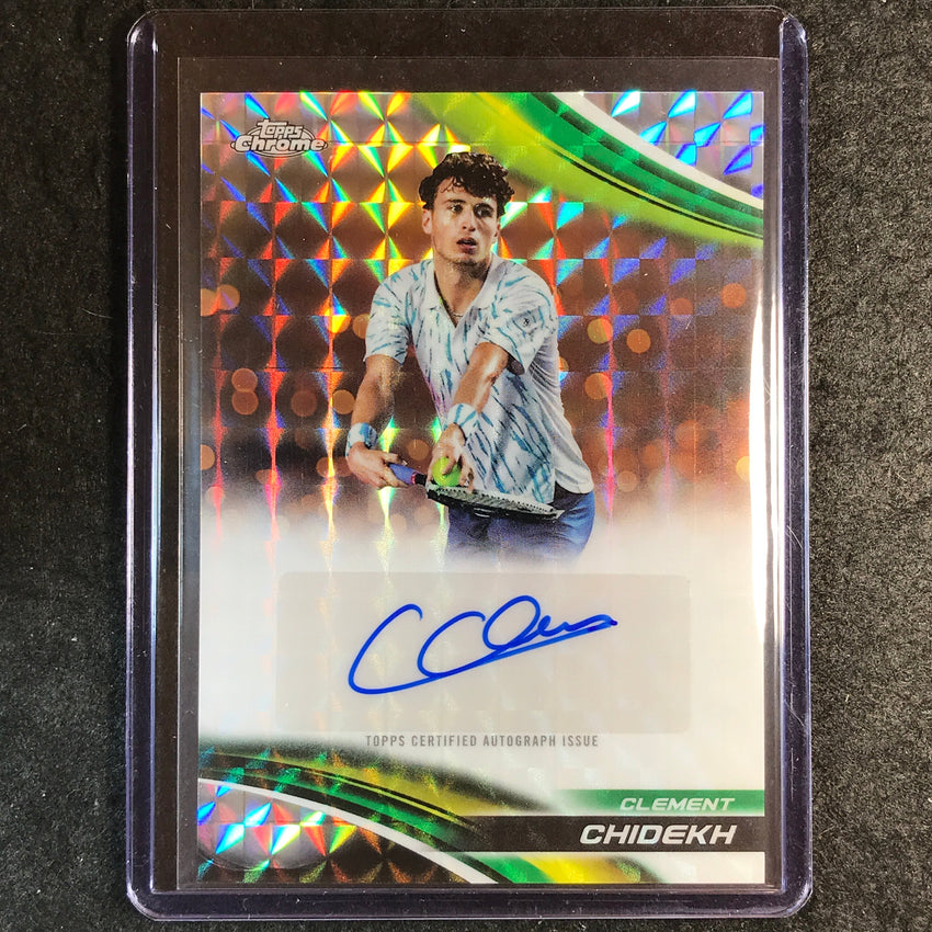 2025 Topps Chrome Tennis CLEMENT CHIDEKH Geometric Auto #CCH