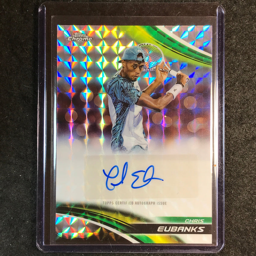 2025 Topps Chrome Tennis CHRIS EUBANKS Geometric Auto #CES