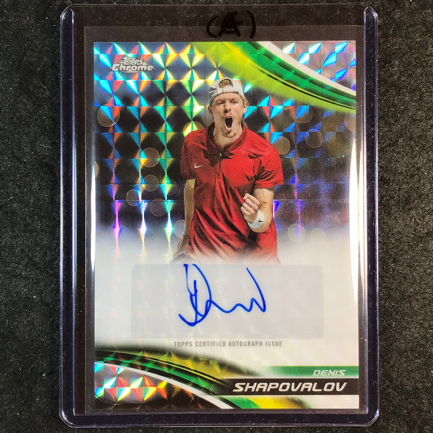 2025 Topps Chrome Tennis DENIS SHAPOVALOV Geometric Auto #DSV (A)